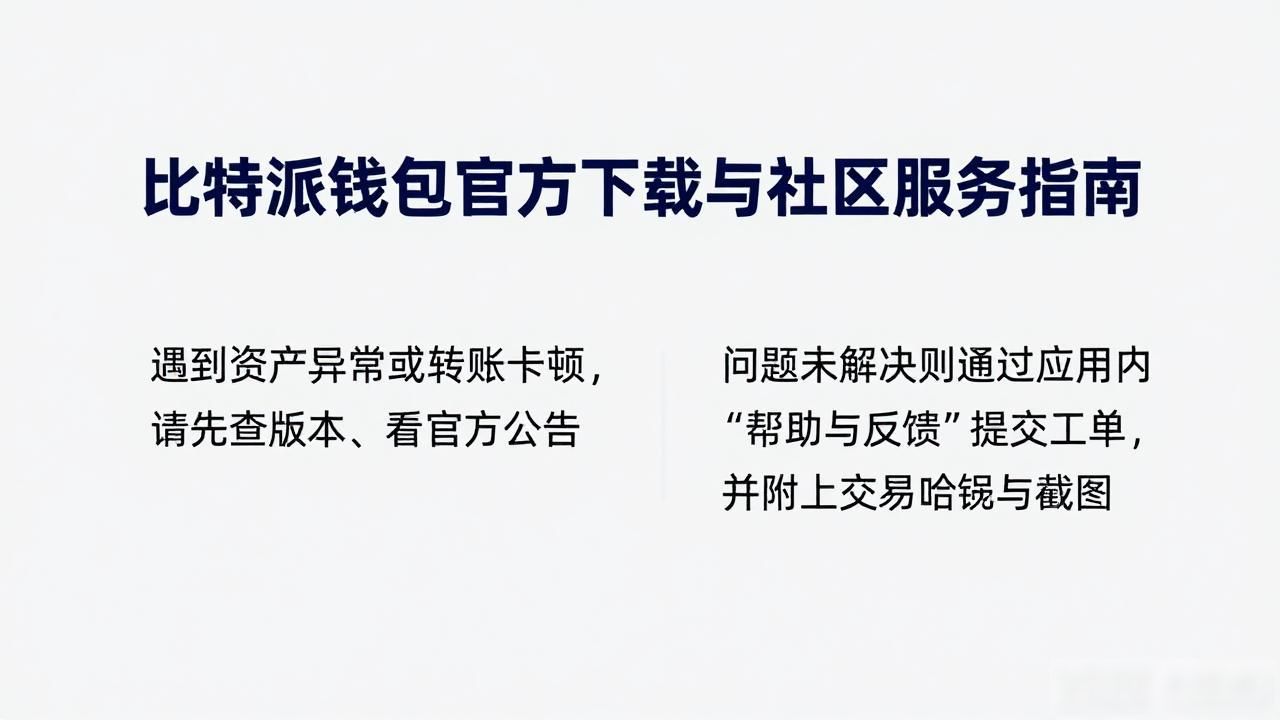 比特派钱包官方下载_比特派钱包的社区支持与官方下载信息_比特派钱包社区支持