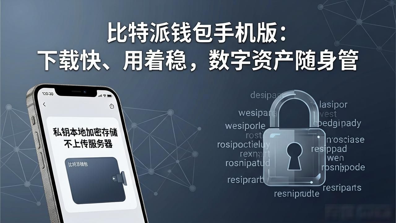 比特派钱包界面布局直观_比特派钱包手机版下载_比特派钱包手机版下载的便捷性与实用性