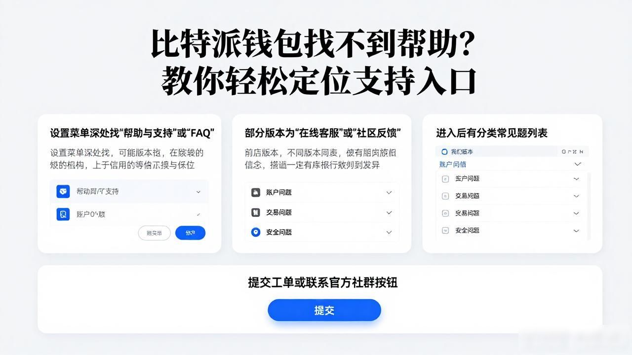 如何在比特派钱包下载中找到。帮助与支持_比特派钱包设置帮助中心_比特派钱包常见问题解答