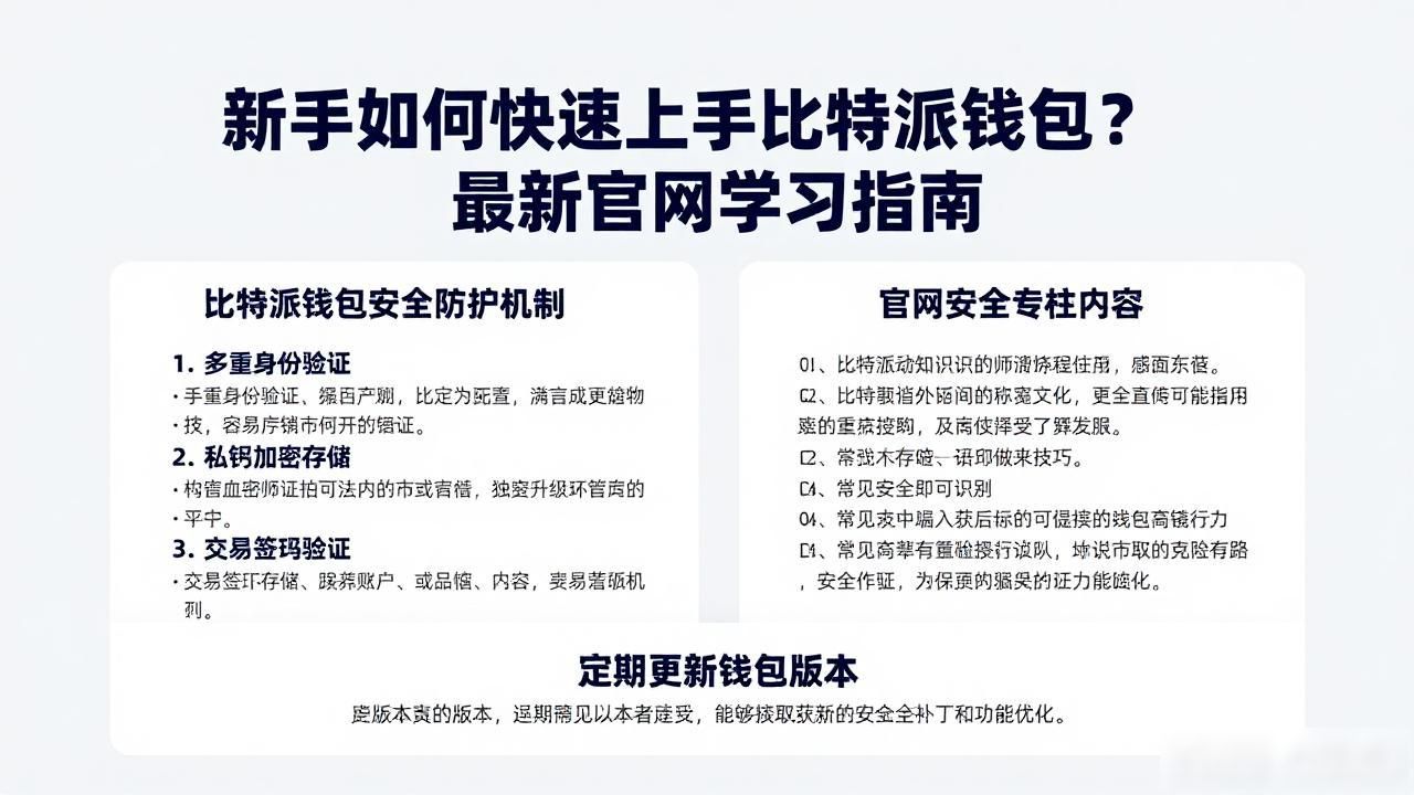 比特派钱包官网最新版的教育资源与学习平台_比特派钱包新手入门教程_比特派钱包安全最佳实践