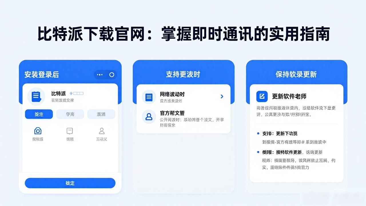 如何通过比特派下载网址保持信息交流?_区块链生态下载_官方渠道安全保障