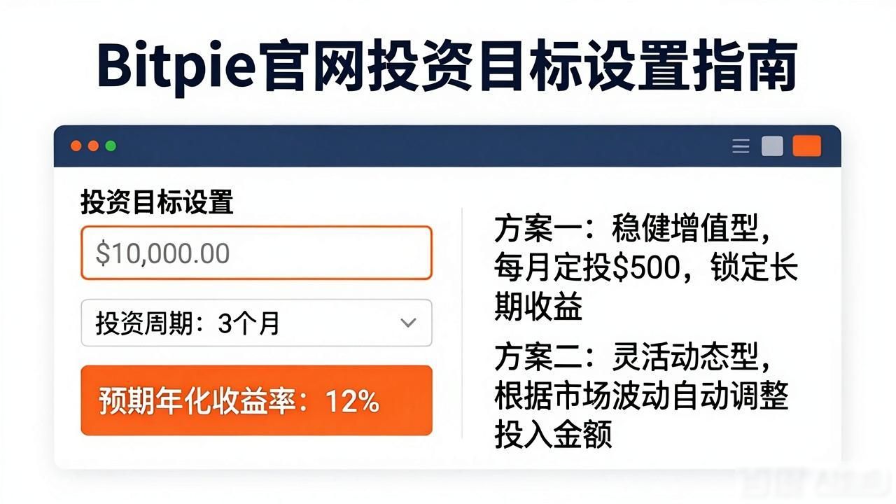 投资目标是_您的投资目标是_如何在Bitpie官网中设置你的投资目标