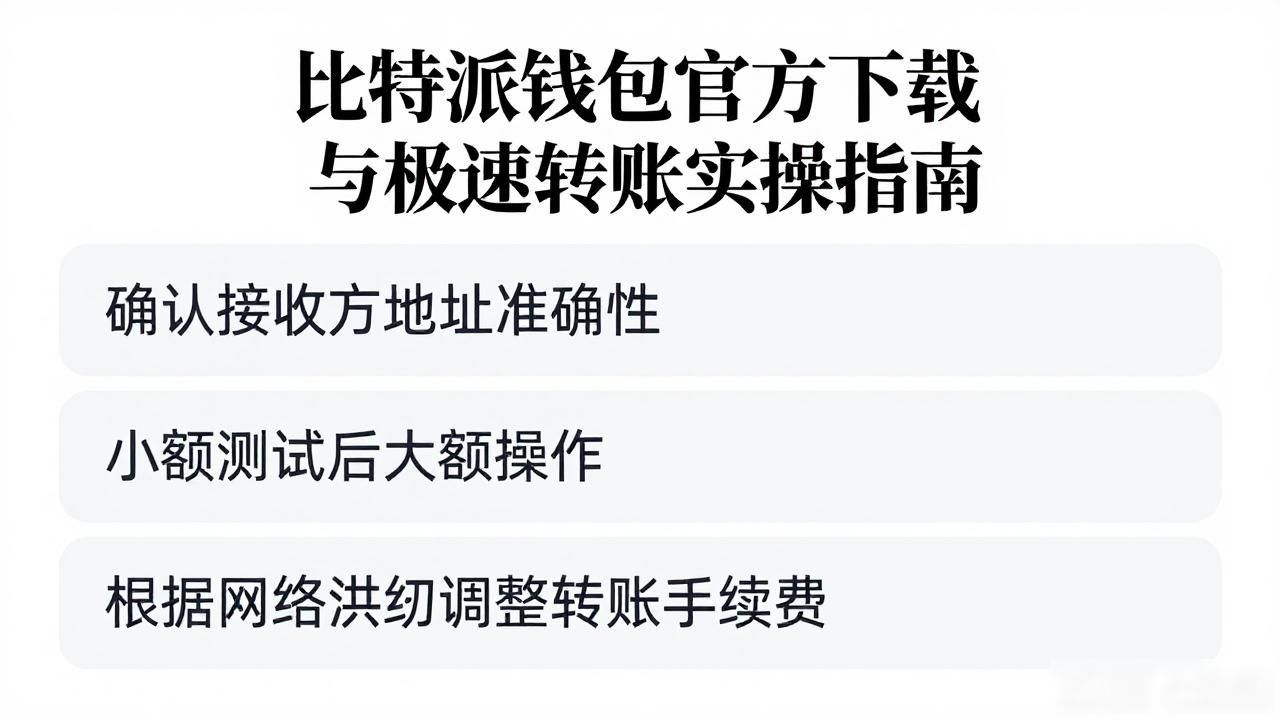 快速转账操作指南_如何在比特派钱包下载官方app中实现快速转账?_比特派钱包下载官方app