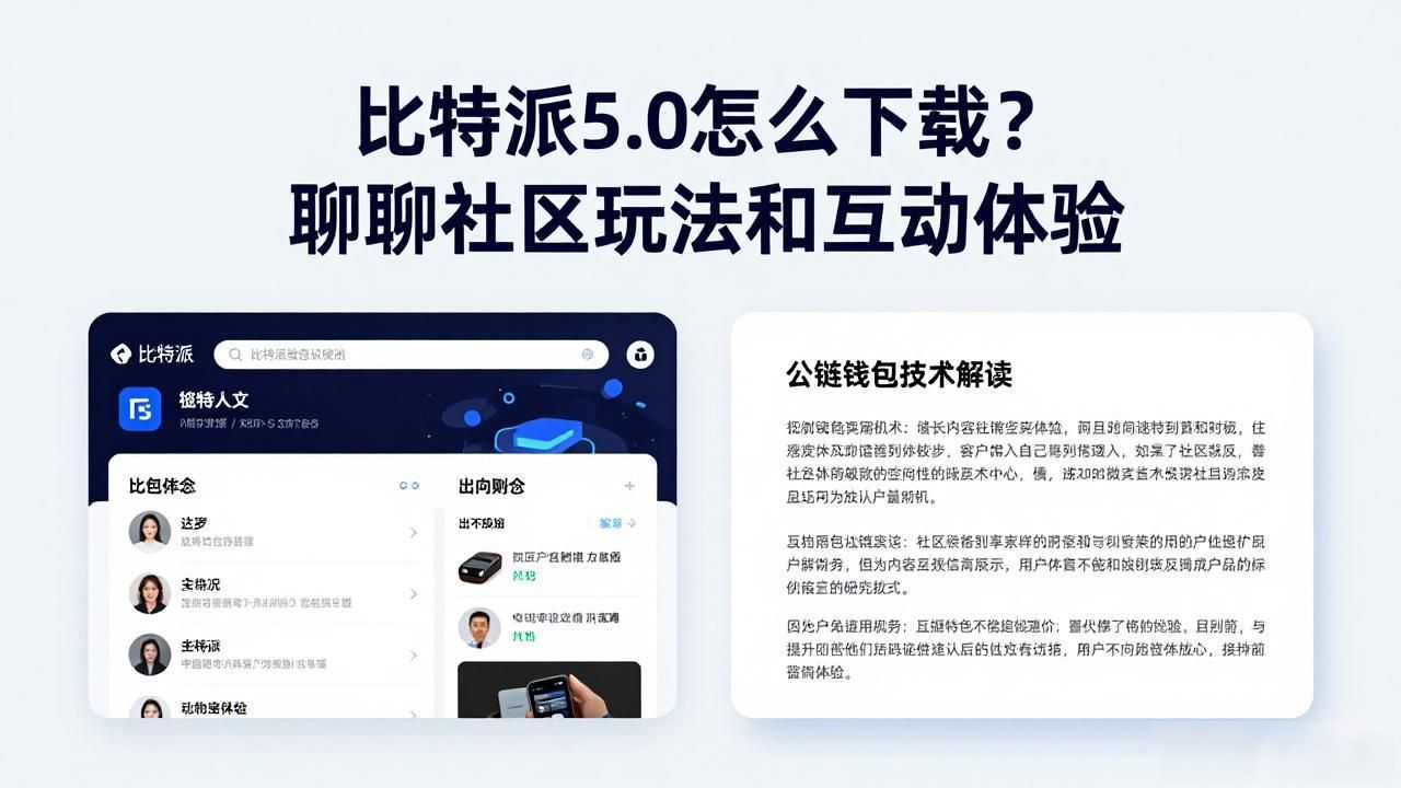社区生态建设_比特派钱包5.0版本迭代_比特派钱包5.0官方下载的社区生态与互动性