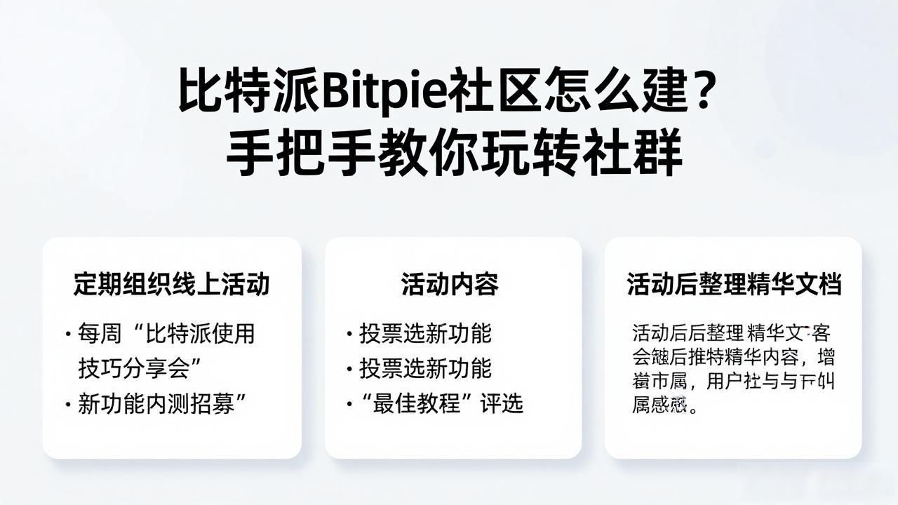 比特派社区建设_比特派Bitpie使用教程:社区共同体的建立_种子用户招募
