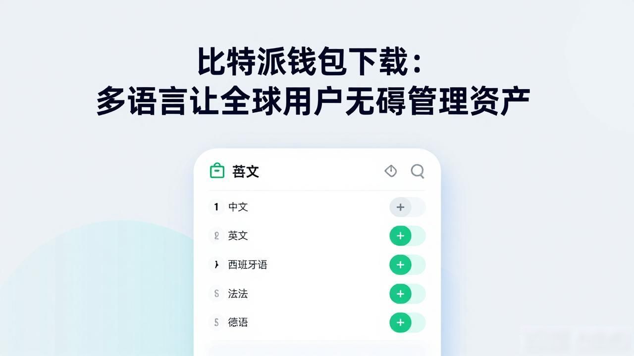 比特派钱包中文版_比特派多语言支持_比特派钱包app官方下载中文版的多语言支持