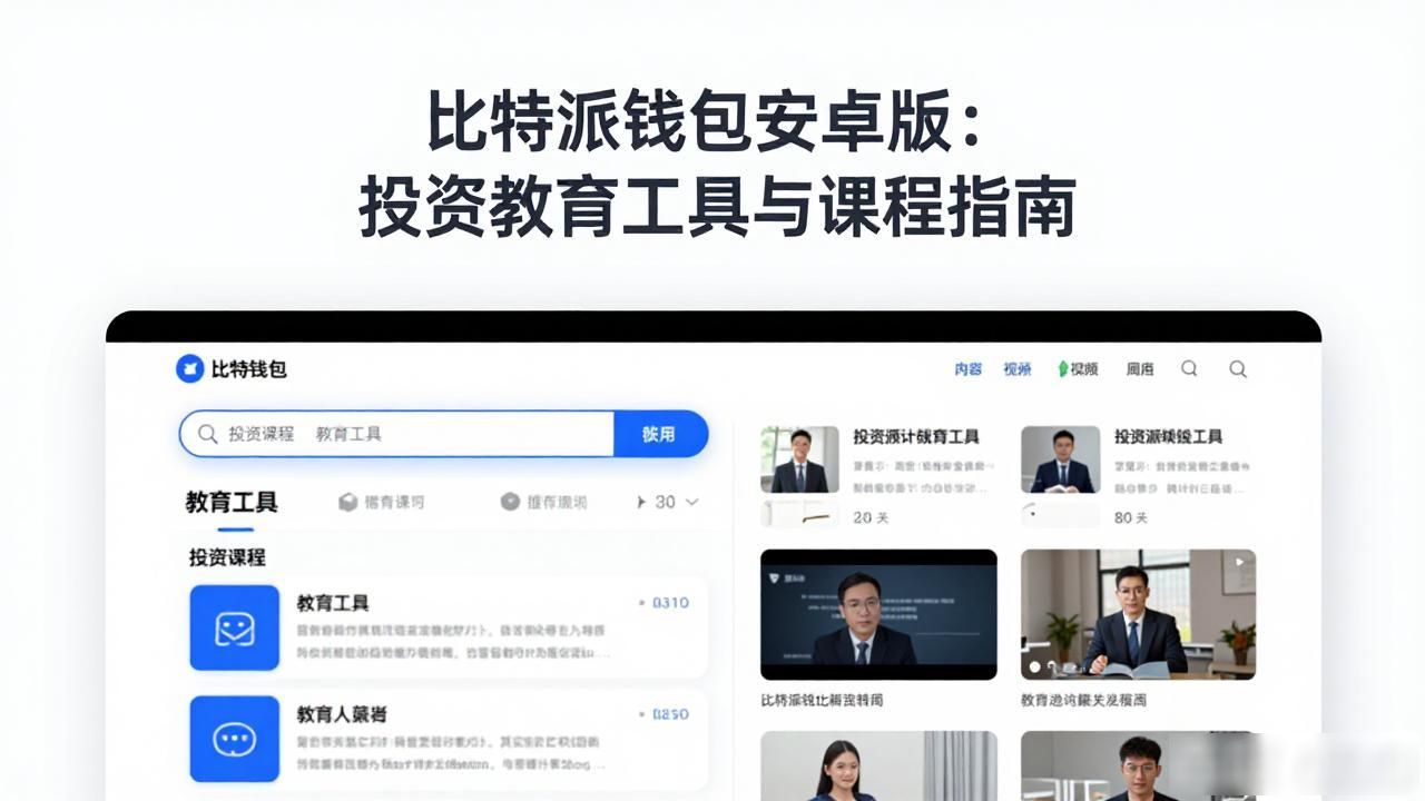 比特派钱包安卓官网投资教程_学习中心课程资源_如何在比特派钱包安卓官网中找到投资的教育工具与课程?