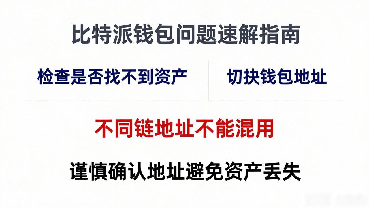 比特派钱包转账卡住问题_如何快速解决比特派钱包常见问题?_比特派钱包资产不显示解决方法