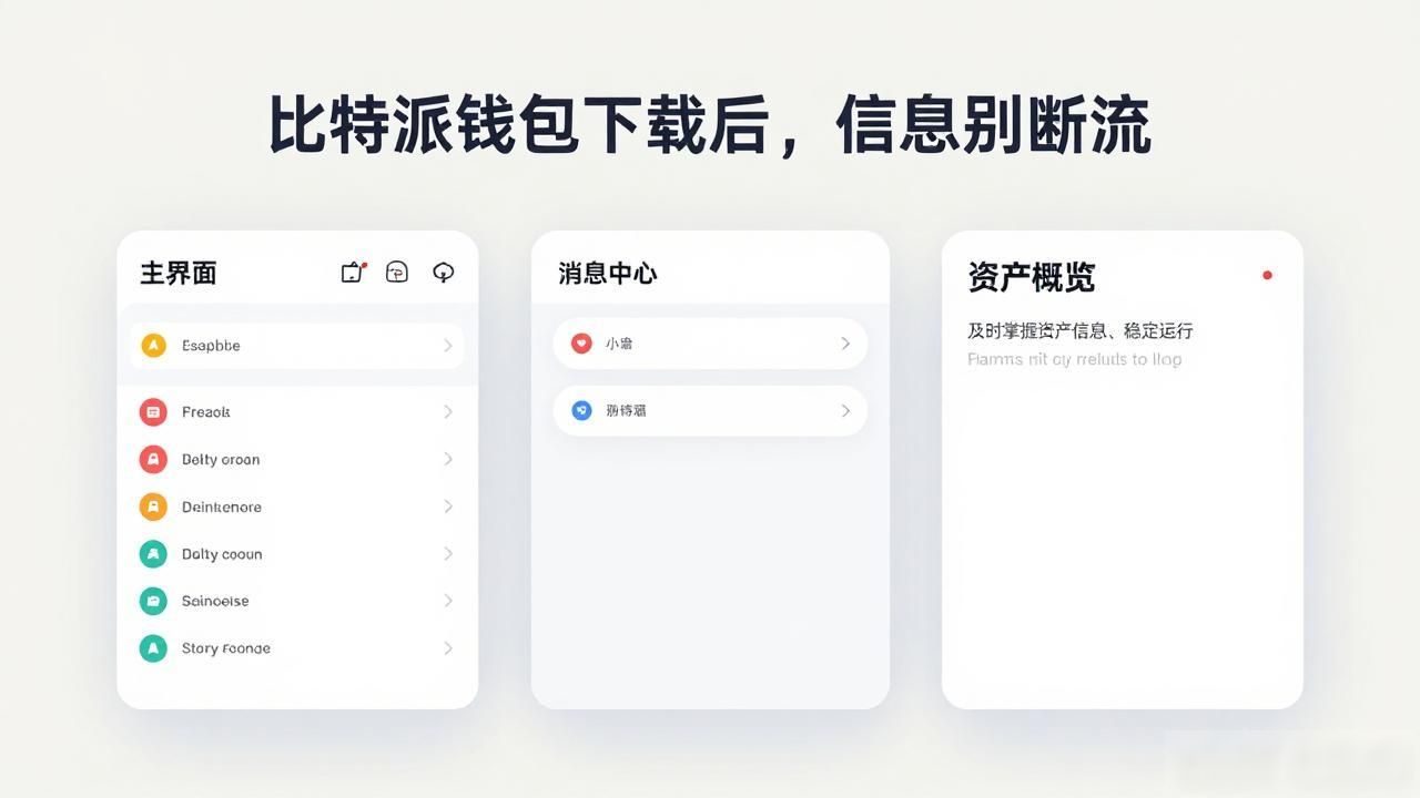 比特派钱包信息获取渠道_比特派钱包官方通知_如何在比特派钱包下载官方app中保持信息流通?