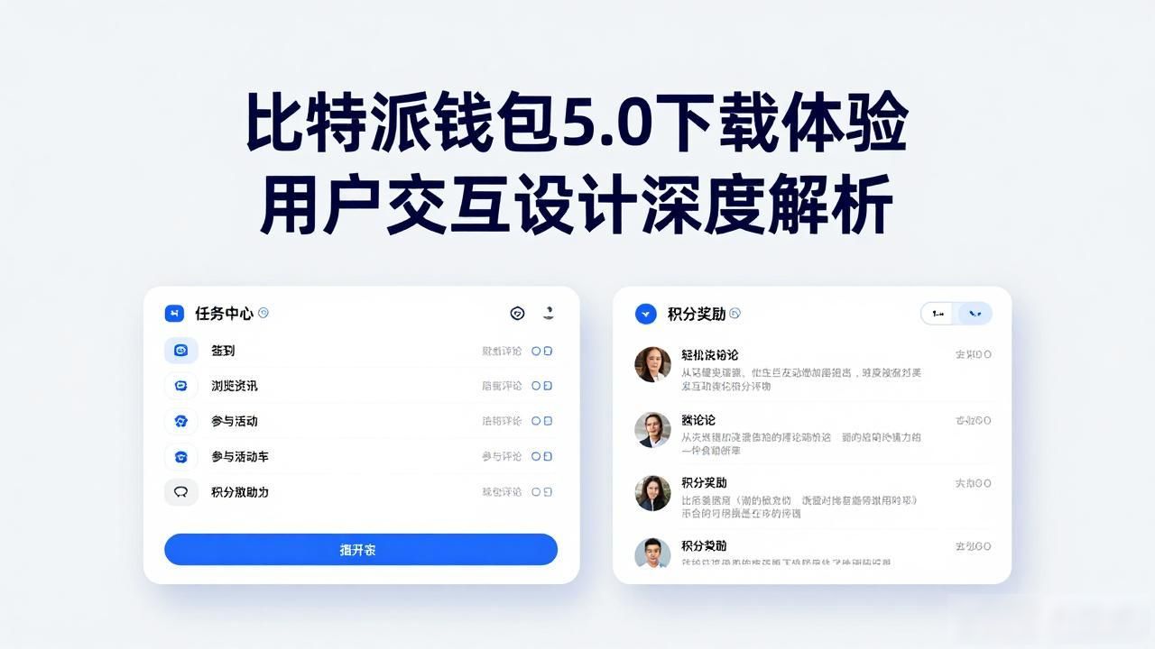 比特派钱包5.0官方下载的用户交互与参与度_比特派钱包5.0用户体验优化_数字钱包交互设计改进