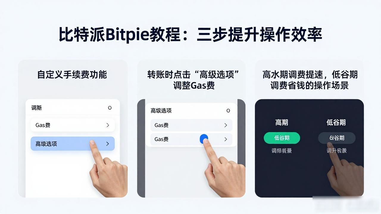 Bitpie批量处理交易_比特派Bitpie使用教程:快速提升过程绩效_Bitpie自定义手续费设置