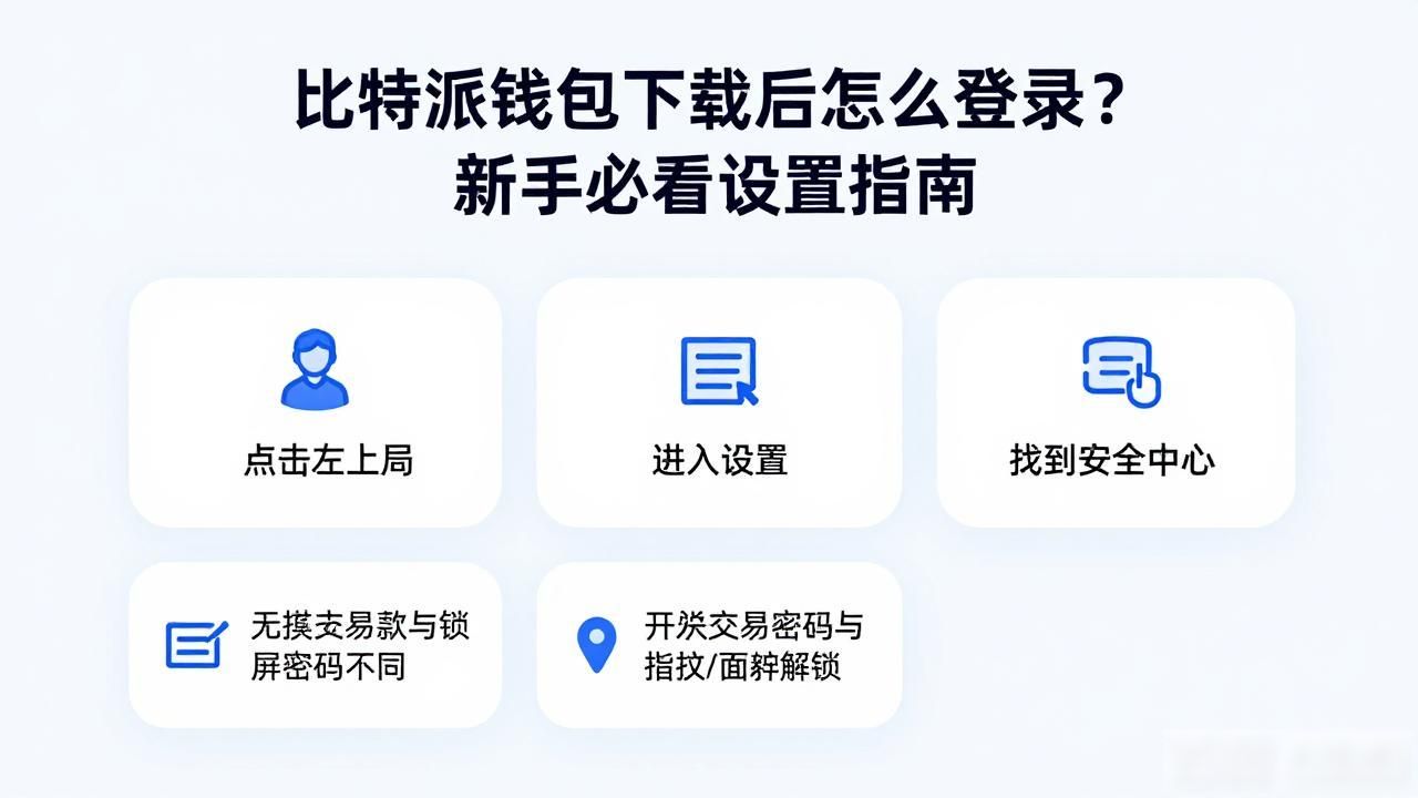 比特派钱包安全防护设置_下载比特派钱包后的首次登录与设置_比特派钱包首次使用指南